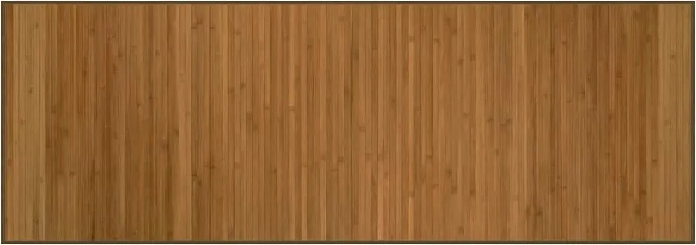 vidaXL négyszögletű barna bambusz szőnyeg 70 x 200 cm