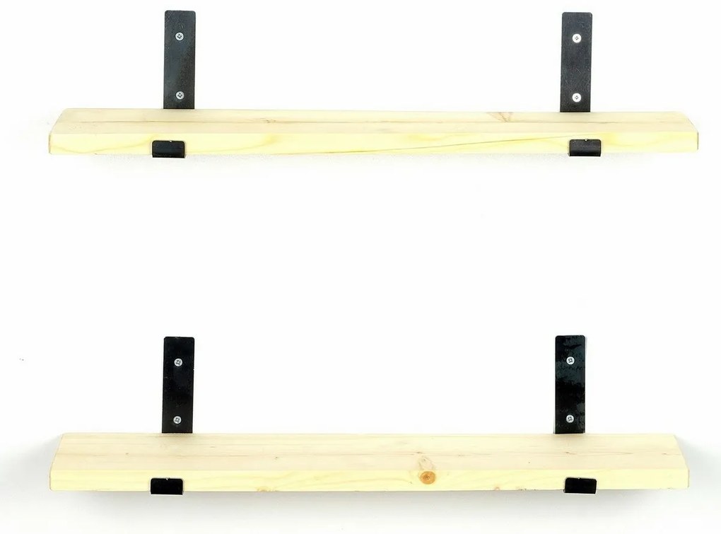 Lam008 Black and Oak polc