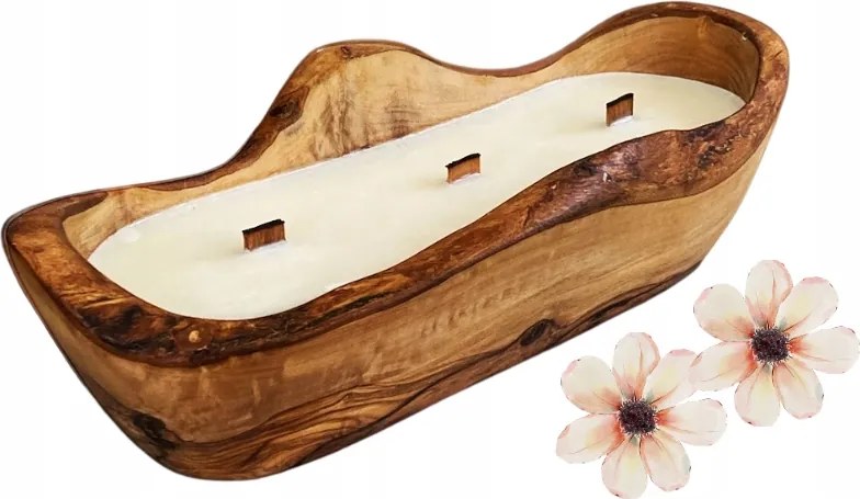 Természetes Illatgyertya Fában DK25 Arkay Édes Élet