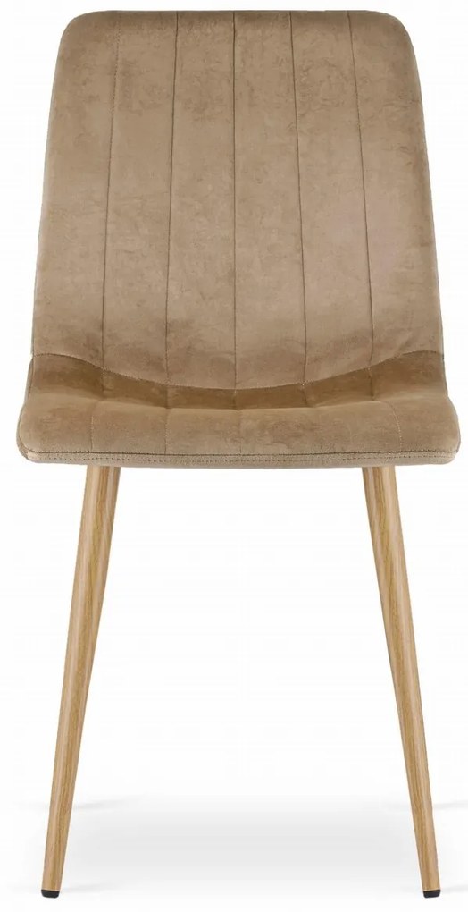 Barna bársony szék LAVA