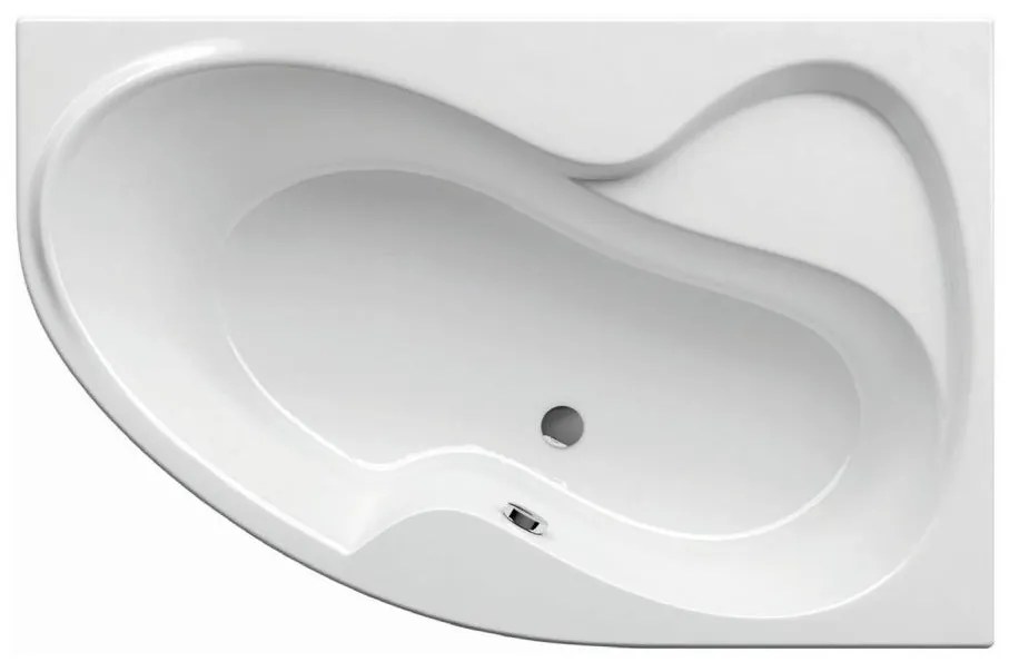 Ravak CL21000000 - ROSA sarokkád 160x105 cm akril/fehér