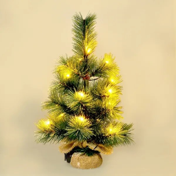 Solight 1V238 - LED Kültéri karácsonyi dekoráció 15xLED/3xAA fa IP44