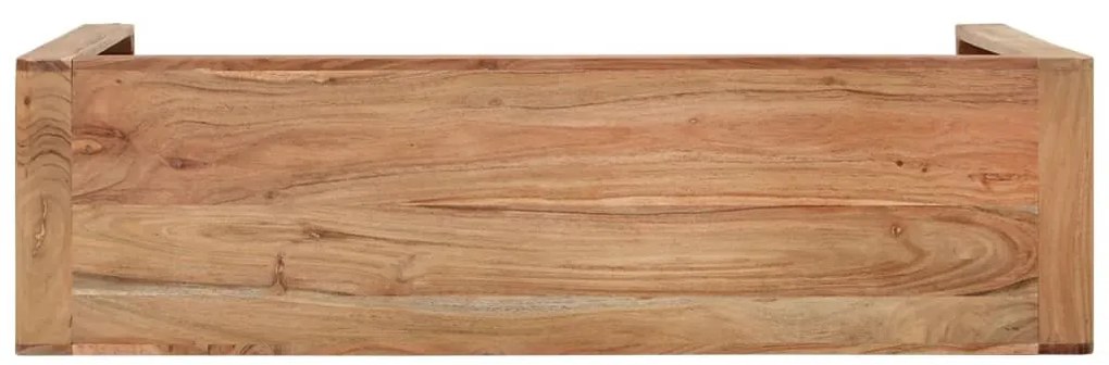 tömör akácfa tálalóasztal 110x30x76 cm