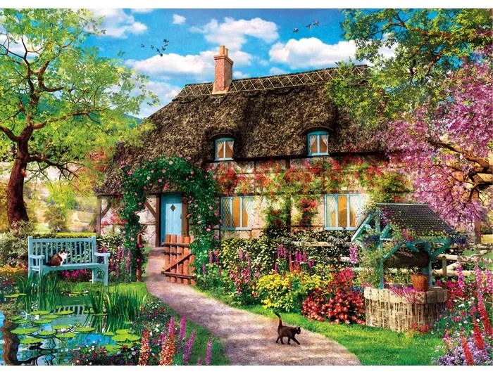 Régi házikó Secret Garden 1000 db-os puzzle Clementoni