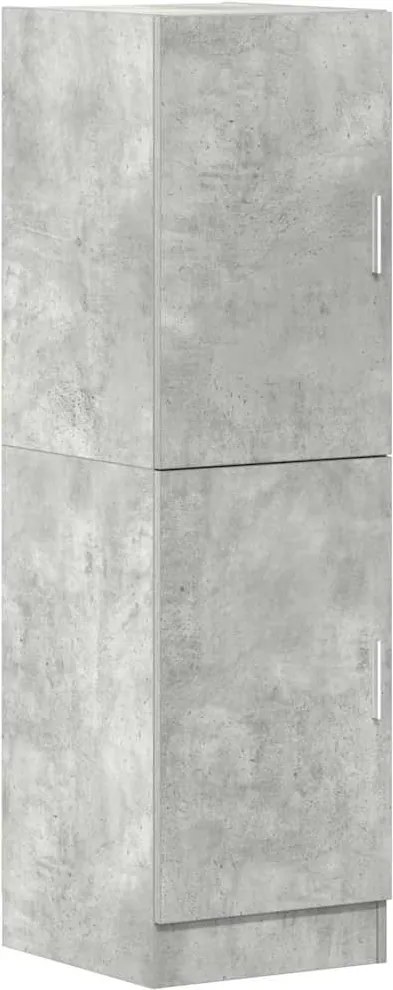 vidaXL betonszürke szerelt fa konyhaszekrény 38 x 41,5 x 131,5 cm