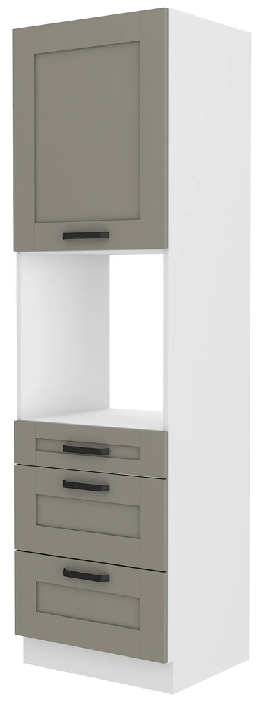 Élelmiszer szekrény Lucid 60 DPS 210 3S 1F (claygrey + fehér). 1045463