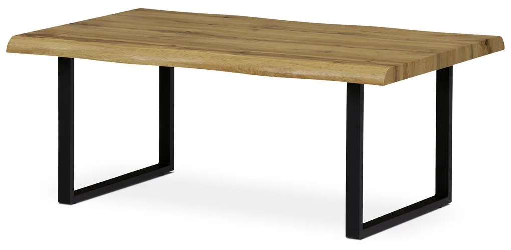 Robusztus konferenciaasztal vad tölgy dekorral,110 x 70 x 45 cm
