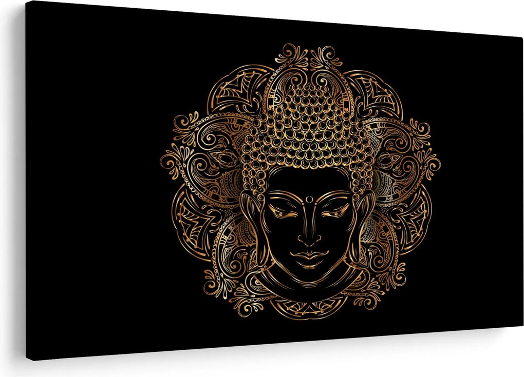 Arany Buddha képe (90x60 cm)