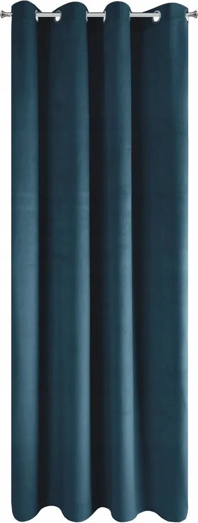 Függöny készre szerelve Pierre 140x250 sötétkék