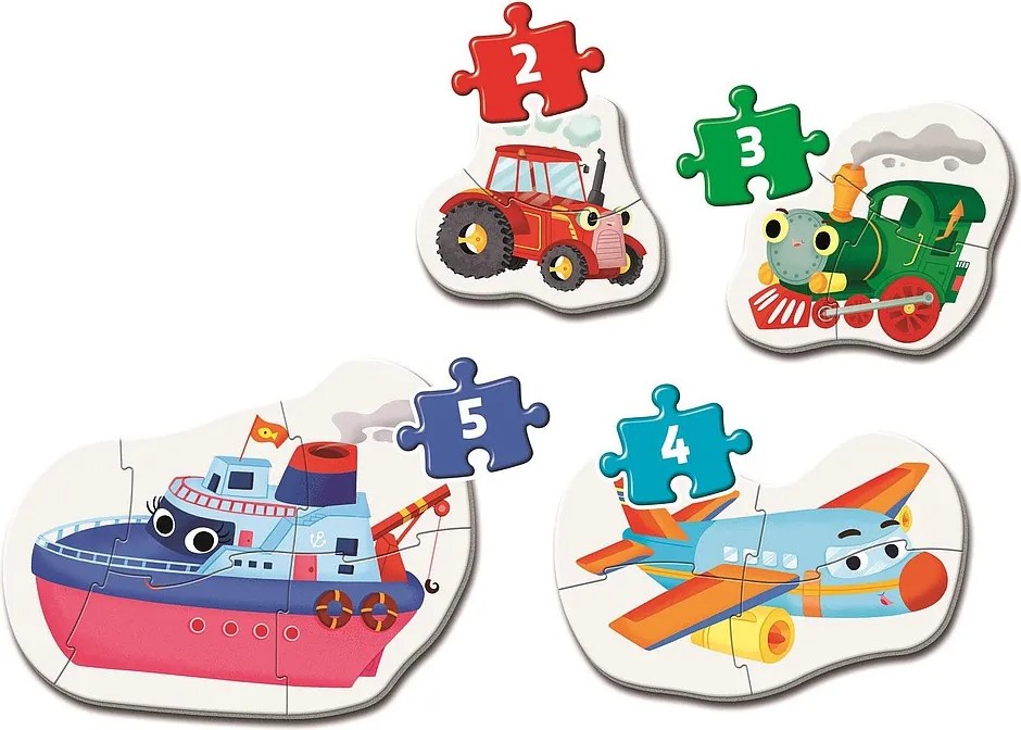 Jármű My First baba forma puzzle Clementoni
