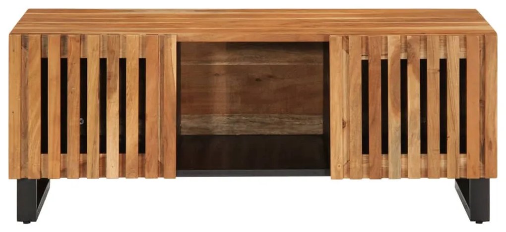 Tömör akácfa dohányzóasztal 100 x 55 x 40 cm