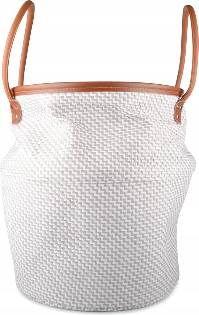 Fürdőszobai Szennyestartó Kosár Fehér 42cm magas