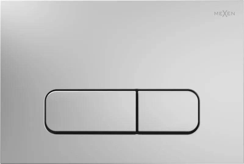 Mexen Fenix Air 02 pneumatikus öblítő gomb, matt króm - 6A0202