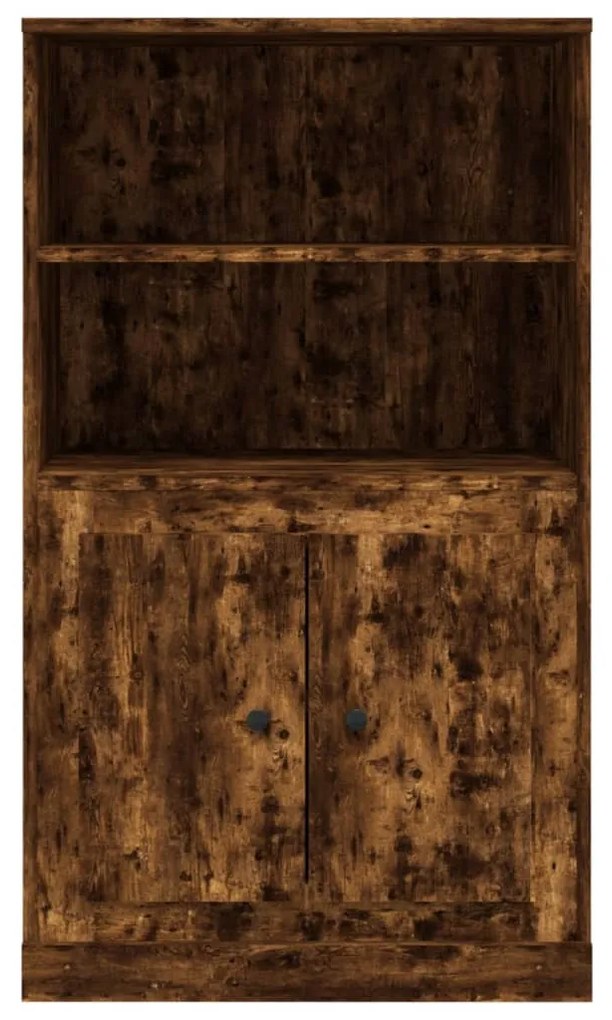 füstös tölgy színű szerelt fa magasszekrény 60x35,5x103,5 cm