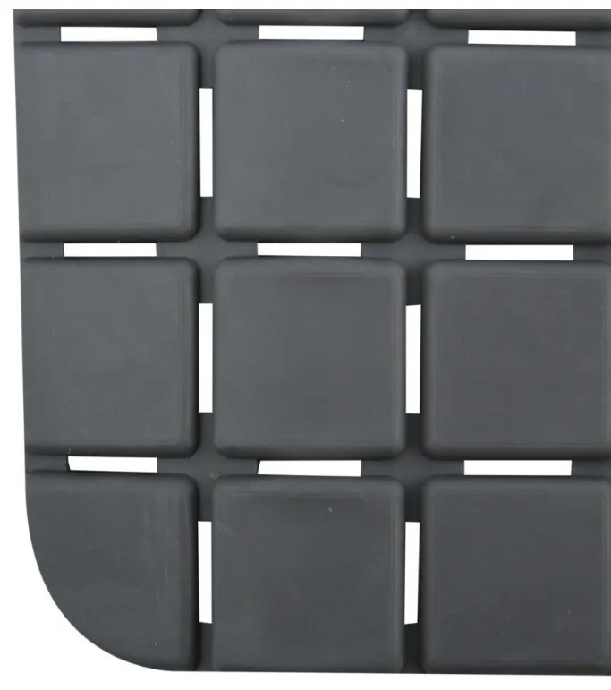 Spirella QUADRO Premium csúszásgátló zuhanytálca, szürke, 54 x 54 cm