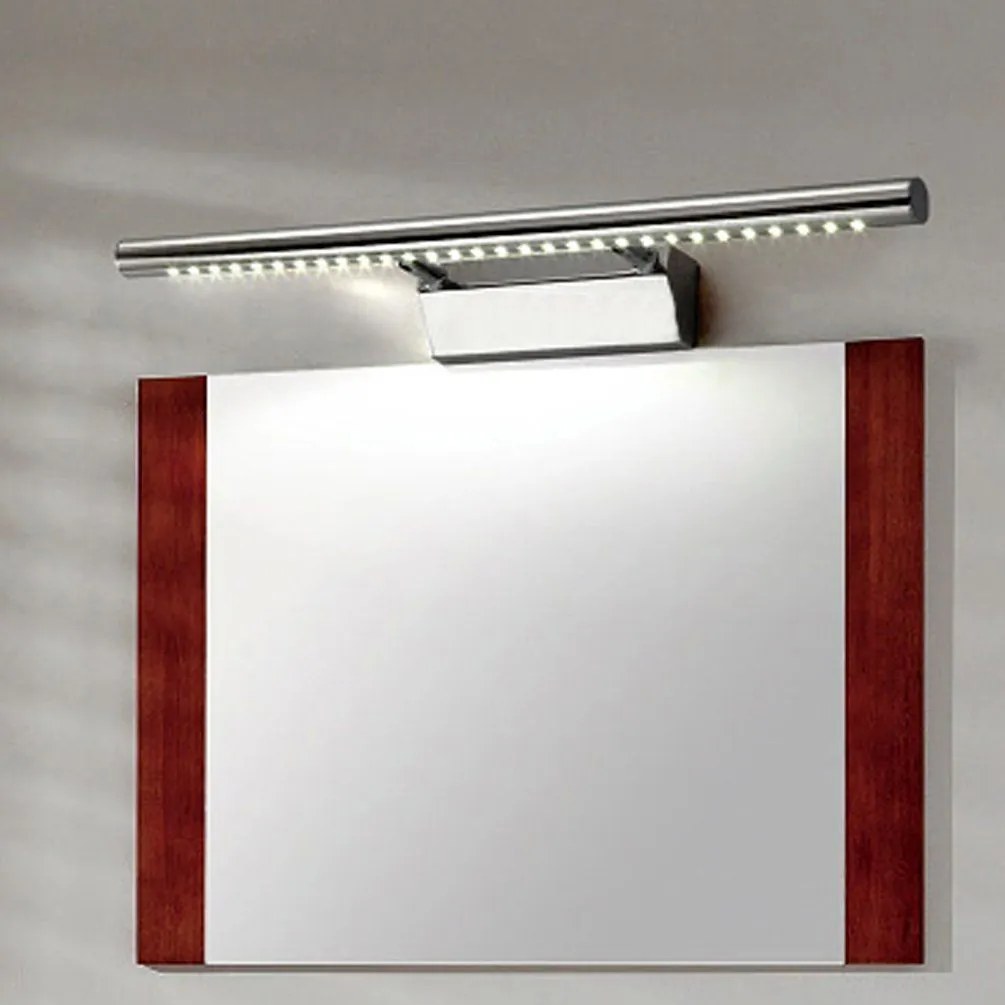 Toolight Szerszámlámpa, LED fürdőszobai lámpa tükör felett 9W 70CM APP363-1W, króm, OSW-08429