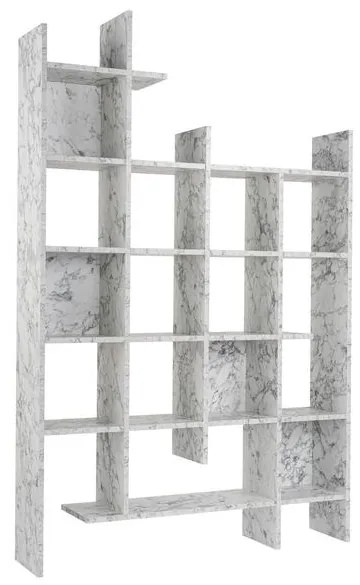 Könyvespolc Manco - Carrara Marble