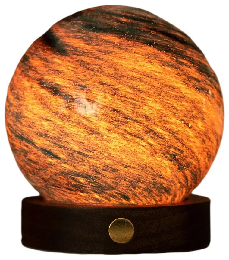 Sötétbarna-sötét natúr színű USB fénydekoráció ø 8 cm Stellar Ocean – Gingko