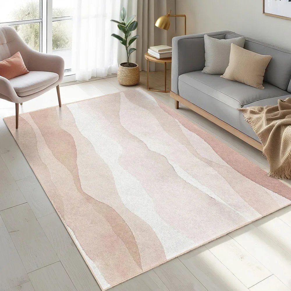 Krémszínű mosható szőnyeg 120x180 cm Komodo Beach – Mila Home