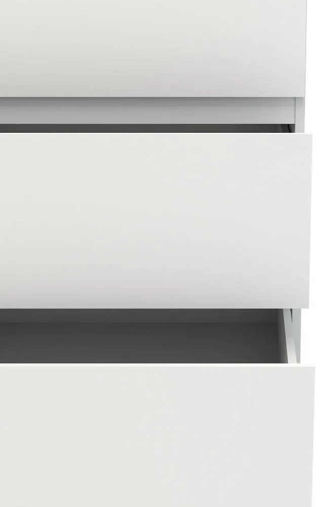 Fehér alacsony komód 153x84 cm Nova – Tvilum