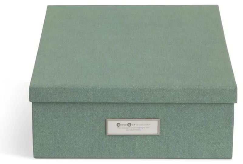 Zöld karton rendszerező szett 5 db-os dokumentumokhoz Holger Canvas Paper Laminate – Bigso