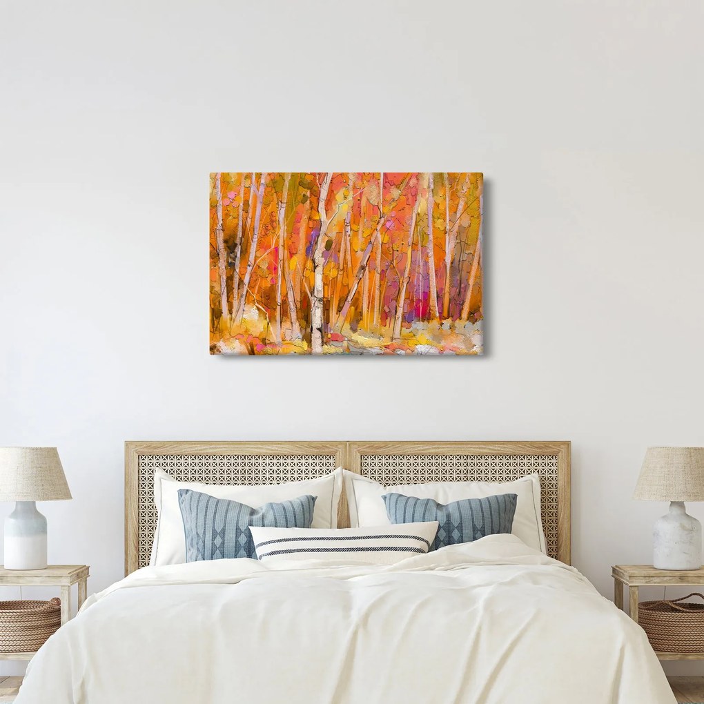 Kép - őszi erdő (90x60 cm)