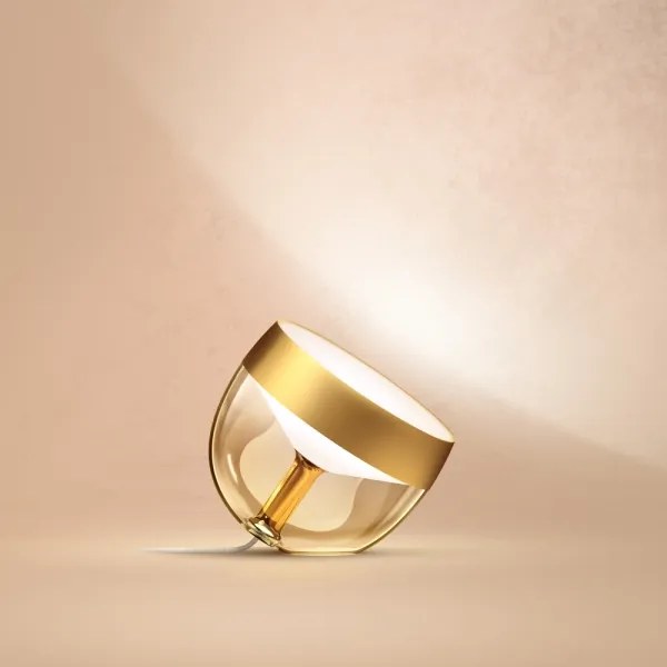 Philips Hue IRIS LED RGB asztali lámpa, állítható, 8,2W, 230V, arany