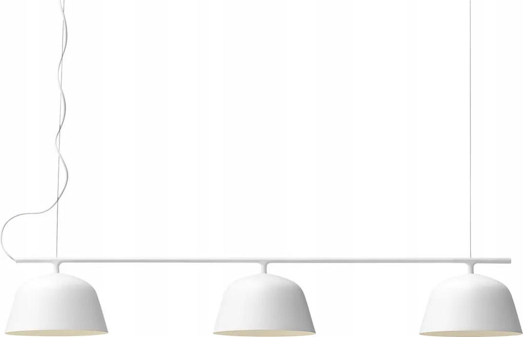Muuto Ambit Rail Tripla Függő Lámpa Fehér