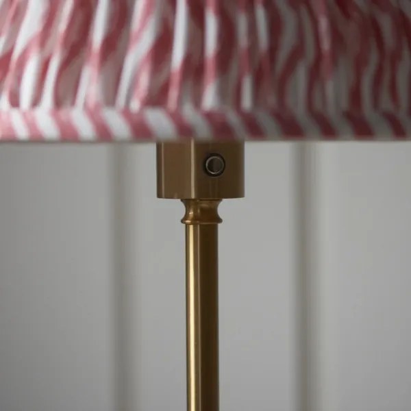 Endon 114786 - BURLEY dimmelhető, tölthető állólámpa LED/1,5W/5V, sárgaréz/rózsaszín