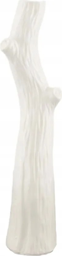 Kerámia váza fehér 8x35cm