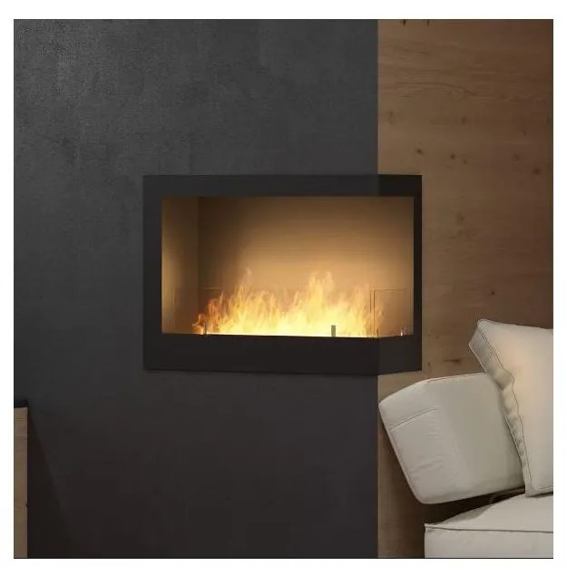 InFire InFire - Sarok BIO kandalló 45x60 cm 3kW fekete IF0053