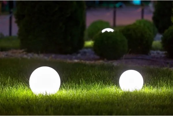 Kanlux 45931 - Kültéri lámpa STONO 1xE27/20W/230V Ø 30 cm IP65 fehér