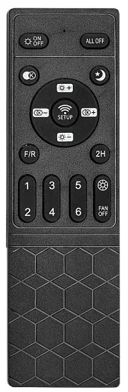 Rabalux 71341-LED Dimmelhető mennyezeti lámpa ventilátorral AIREON 50W/230V 3000/4000/6000K + távirányító