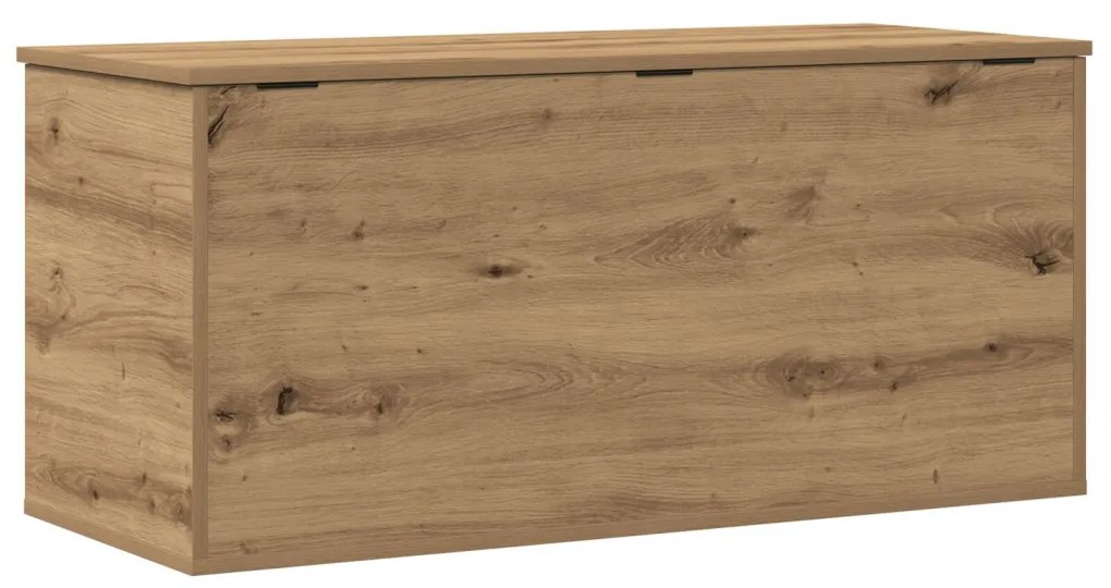 Tároló Doboza Fedéllel Kézműves Tölgy 100x42x46 cm Mérnöki Fa