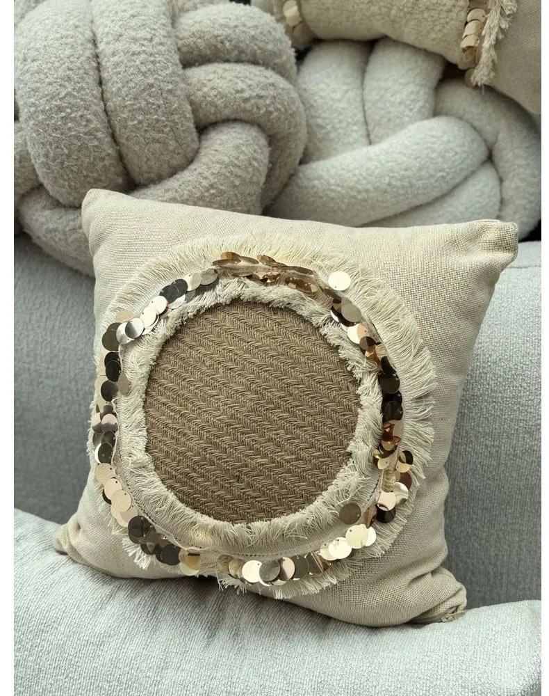 Párnahuzat 43x43 cm Sequins – Mioli Decor