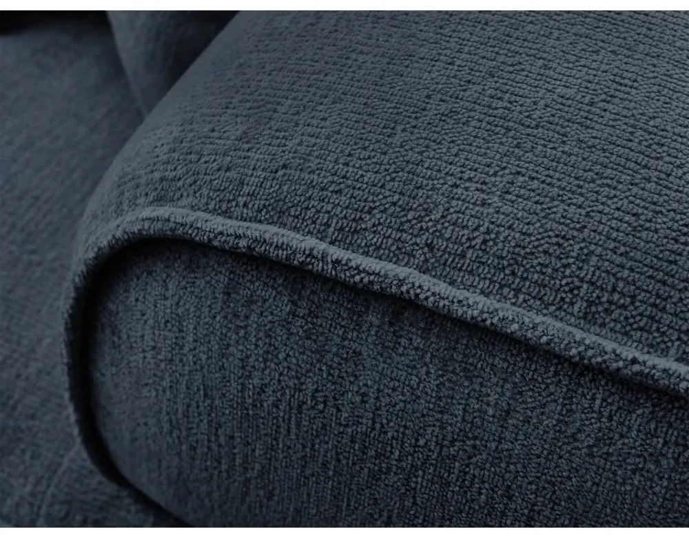 Sötétkék zsenília kanapé 237 cm Whesley – Bobochic Paris