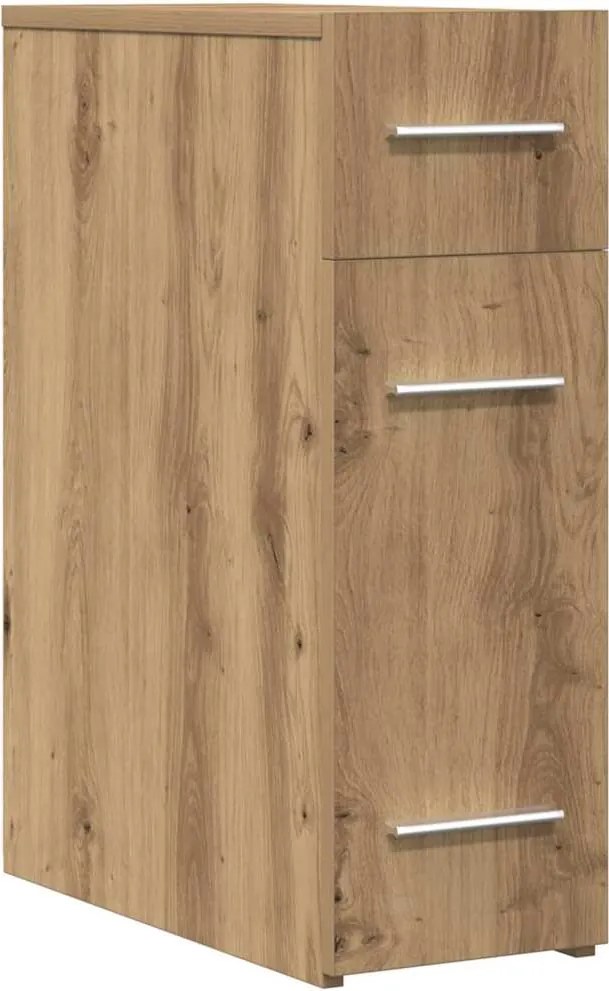 vidaXL Patikárius szekrény kézműves tölgy 20 x 45.5 x 60 cm Faanyag