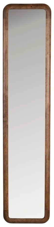 Fali tükör tömörfa kerettel 26x120 cm Nyko – White Label