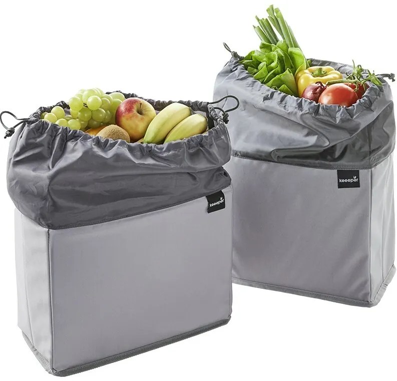 Keeeper Összecsukható gyümölcs- és zöldségtárolóNeo 13 l Graphite