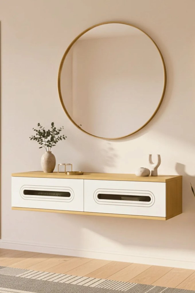 Rany 120 - Sapphire Oak, White, Silver