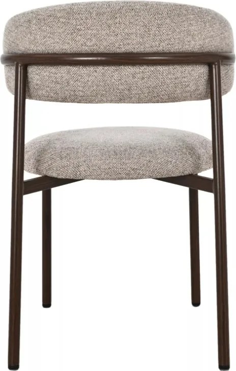 Elton II étkezőszék bézs/dió