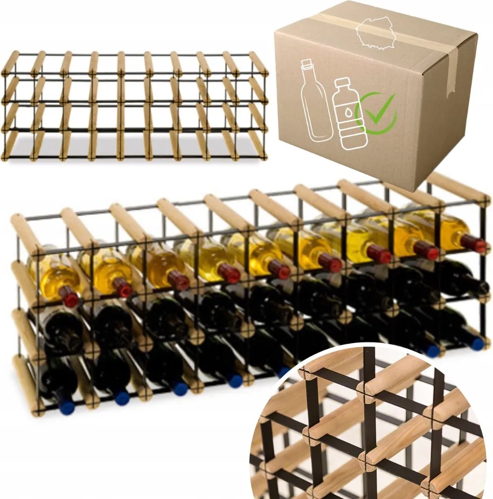 Bortartó állvány bortartó állvány Pet palacktartó szekrény nagy 27cipő Eko