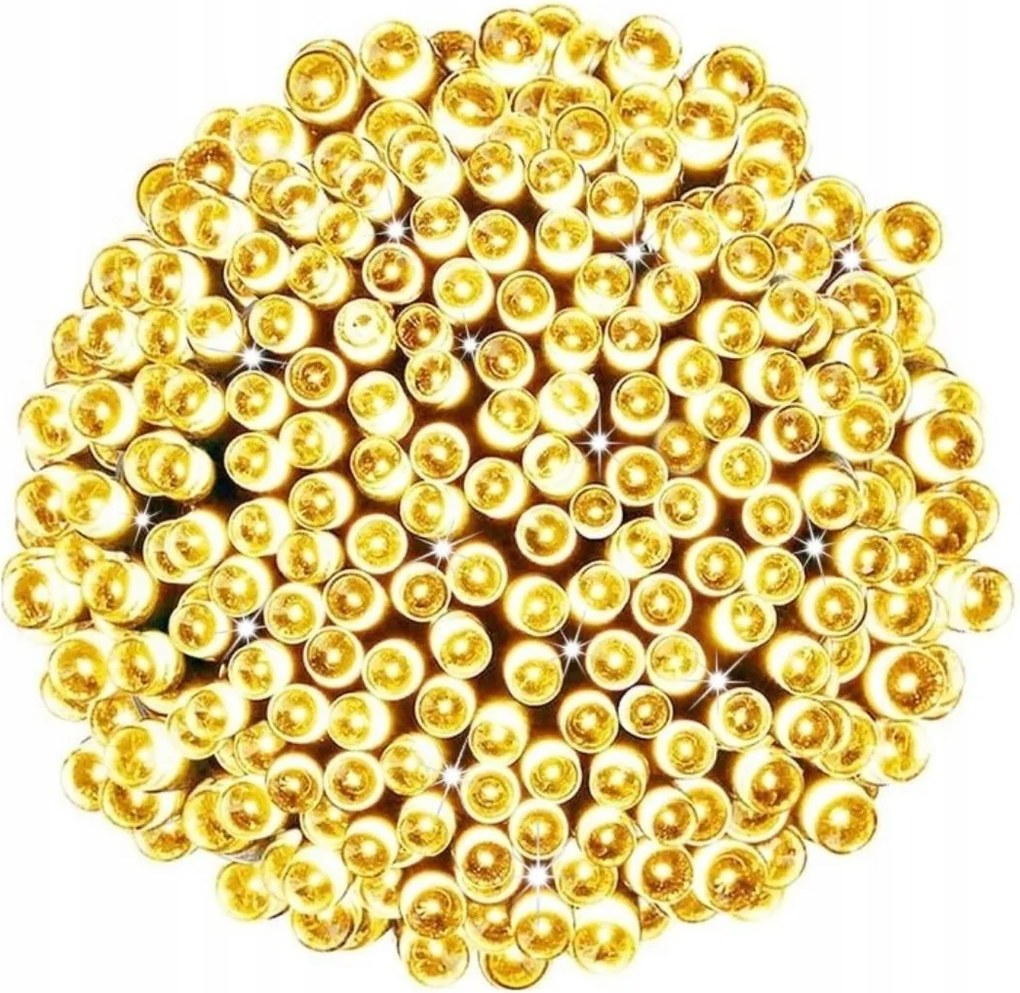 Karácsonyfa lámpák 1000 Led Fehér Meleg Külső Belső