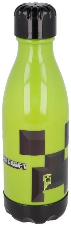 Minecraft Creeper műanyag kulacs csavaros kupakkal 560 ml