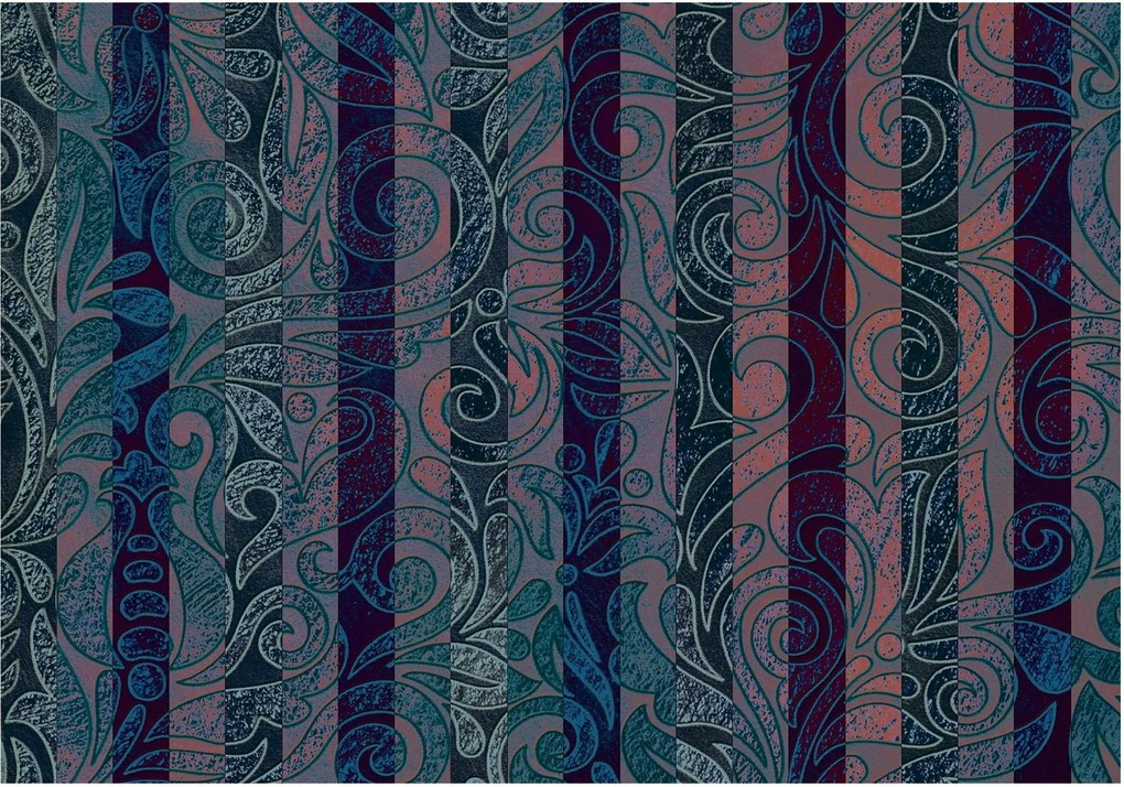 3D fotótapéta absztrakt gömbök virágok geometria 368 x 254