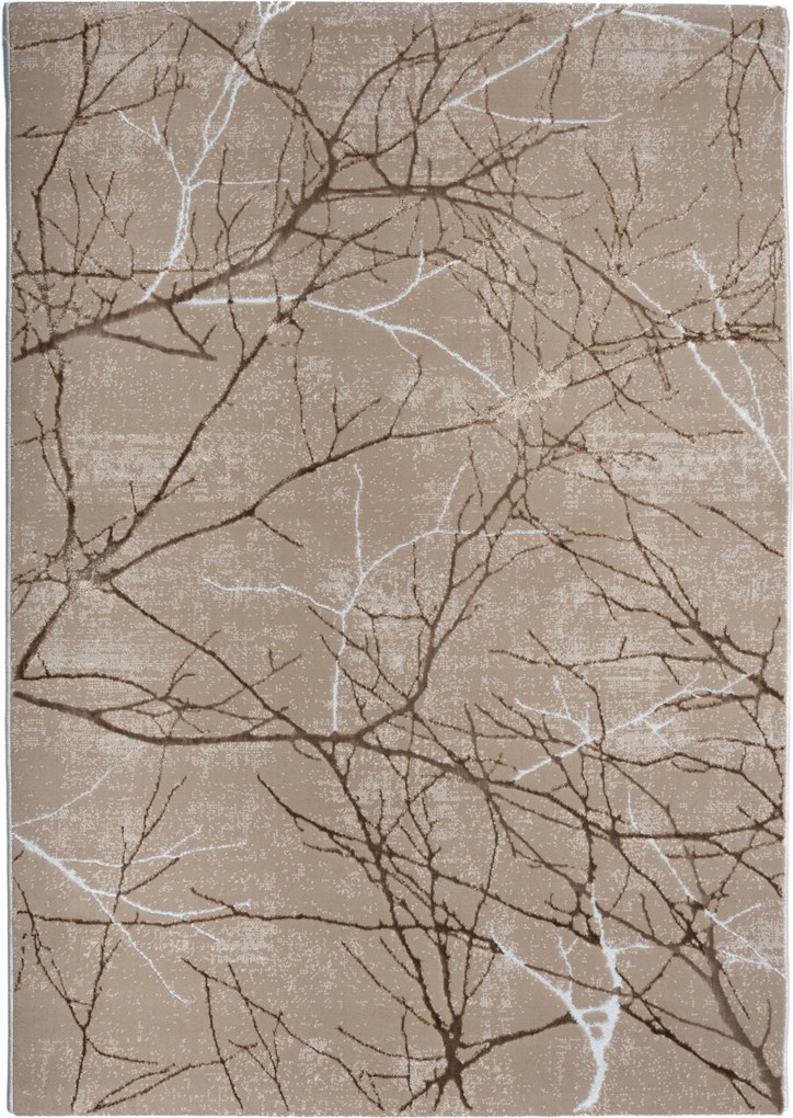 Glamour Szőnyeg Nappali Hálószoba Fényes 120x170 Bézs