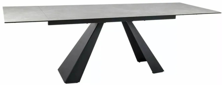 Salvadore bővíthető étkezőasztal matt krém 160-240cm
