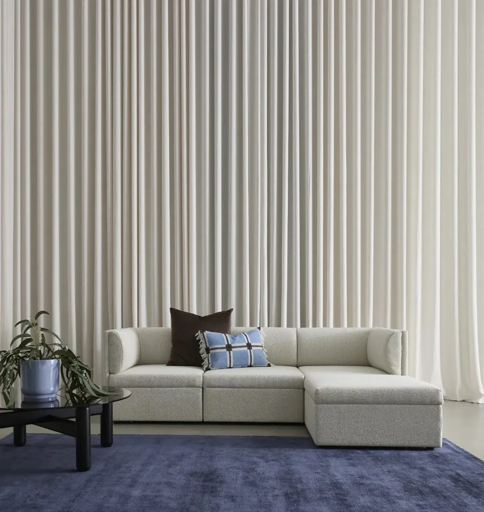 Harriet 3 személyes kanapé puffal