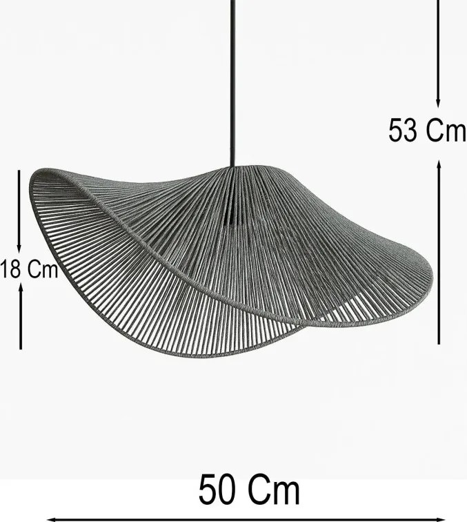 Opviq függőlámpa, szürke