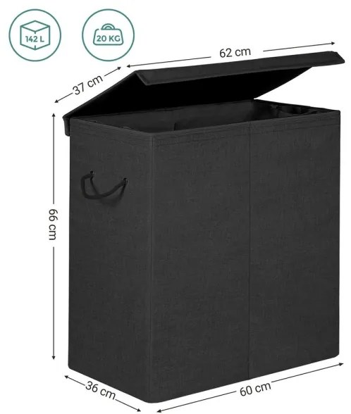 NASH fekete szennyeskosár